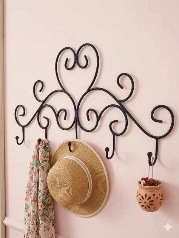 Wrought Iron Lavender Deco Rack
