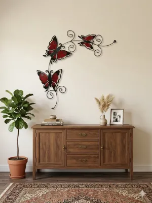 Wrought Iron 4 Seasons Butterfly