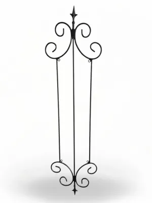 Wrought Iron Excusive Wall Panel Large 140cmx37cm