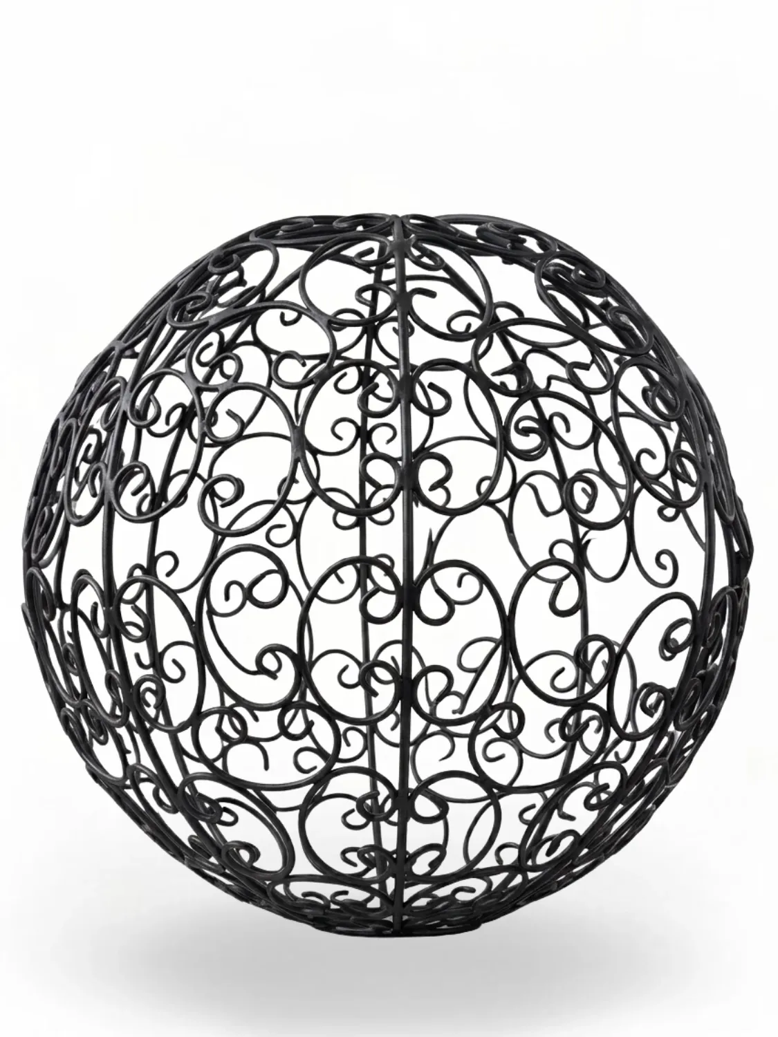 Wrought Iron Curly Ball