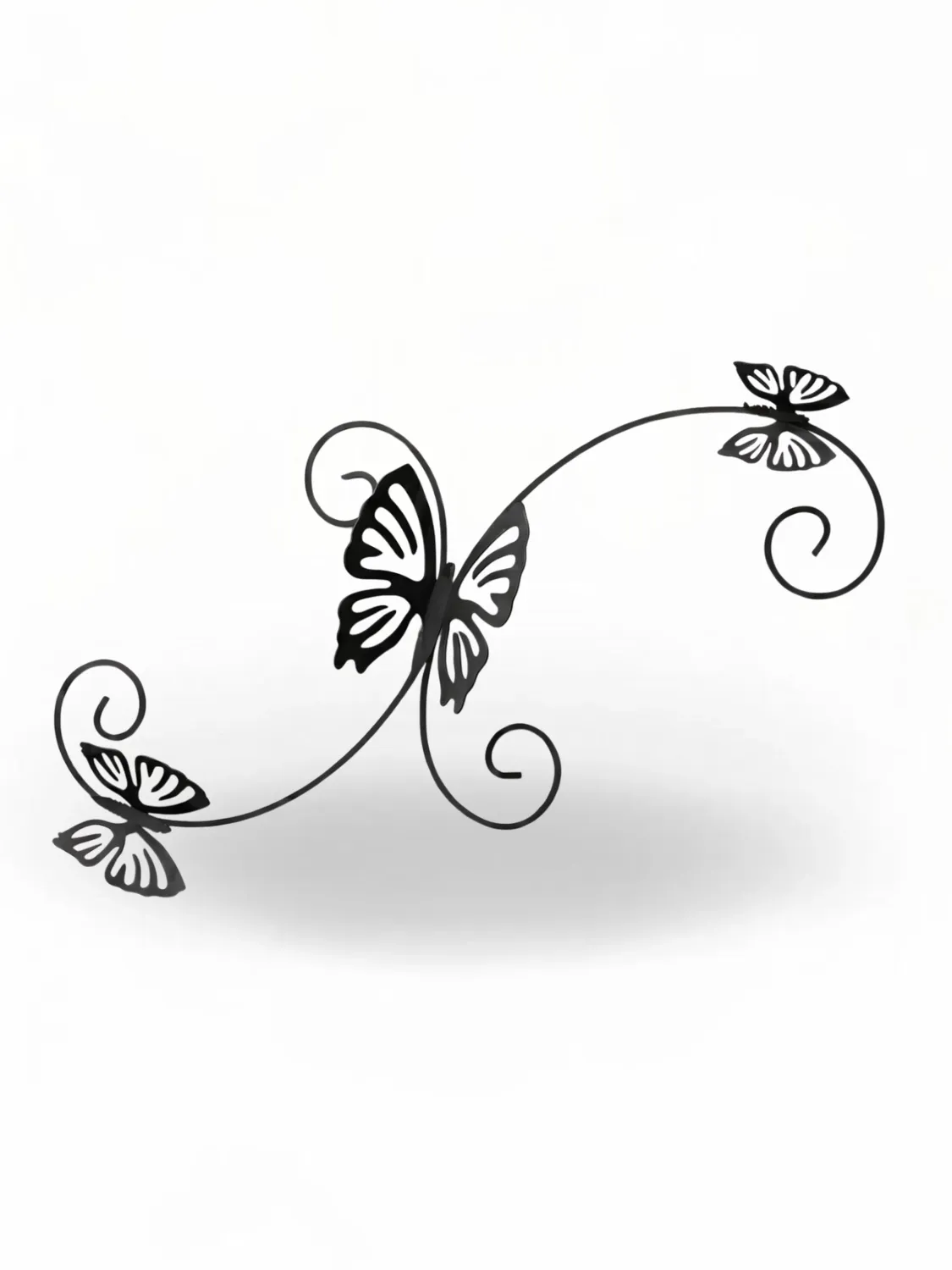 Wrought Iron Unique Butterfly Wall Decor