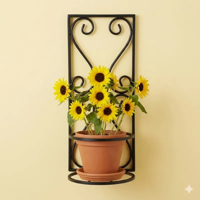 Wrought Iron Single Curly Potholder