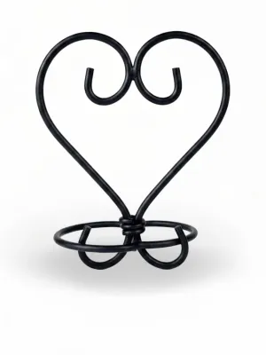 Wrought Iron Single Heart Potholder