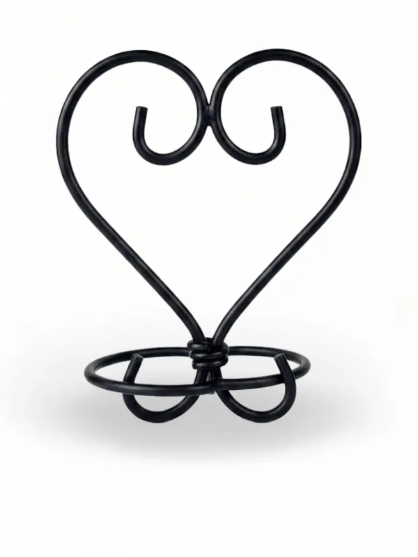 Wrought Iron Single Heart Potholder