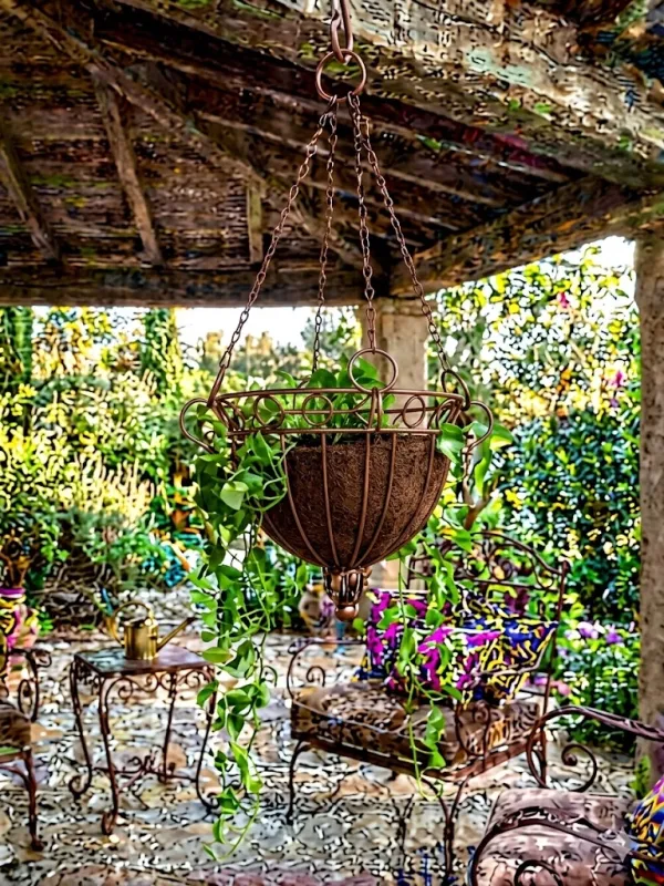 Wrought Iron Spencer Basket