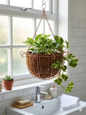 Wrought Iron St Regis Basket