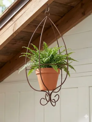 Wrought Iron Teardrop Potholder