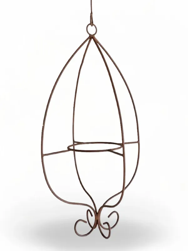 Wrought Iron Teardrop Potholder