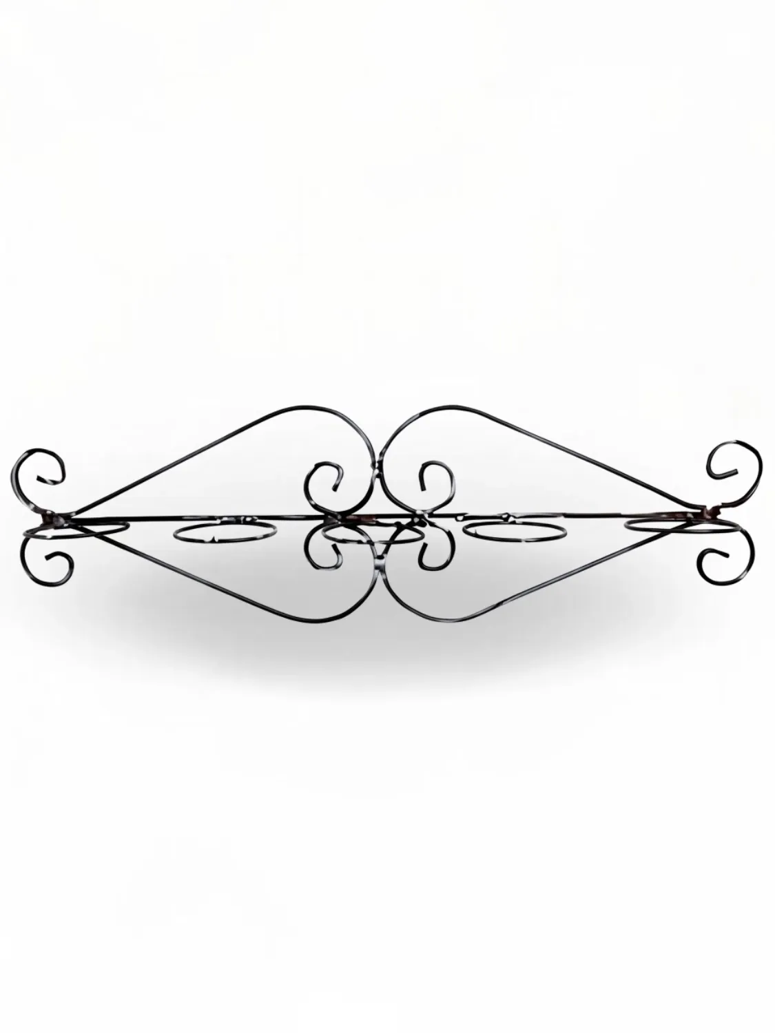 Wrought Iron 5Pot Extra Curly Potholder