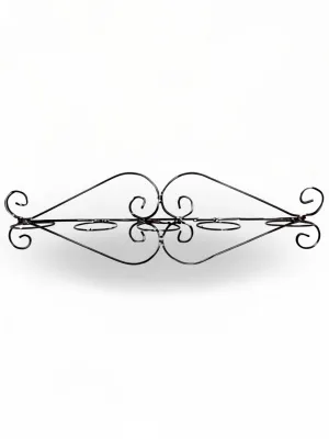 Wrought Iron 5Pot Extra Curly Potholder