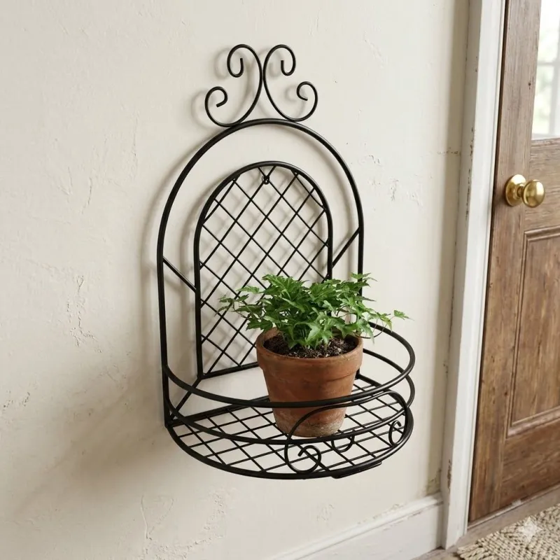 Wrought Iron Diamond Potholder Petite Basket
