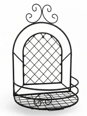 Wrought Iron Diamond Potholder Petite Basket