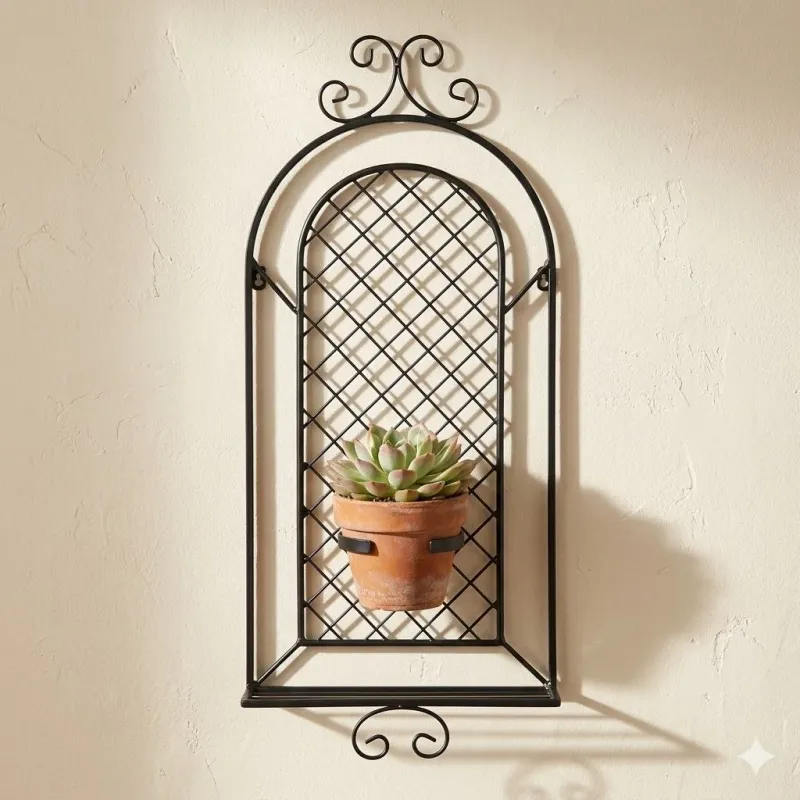Wrought Iron Diamond Potholder Single