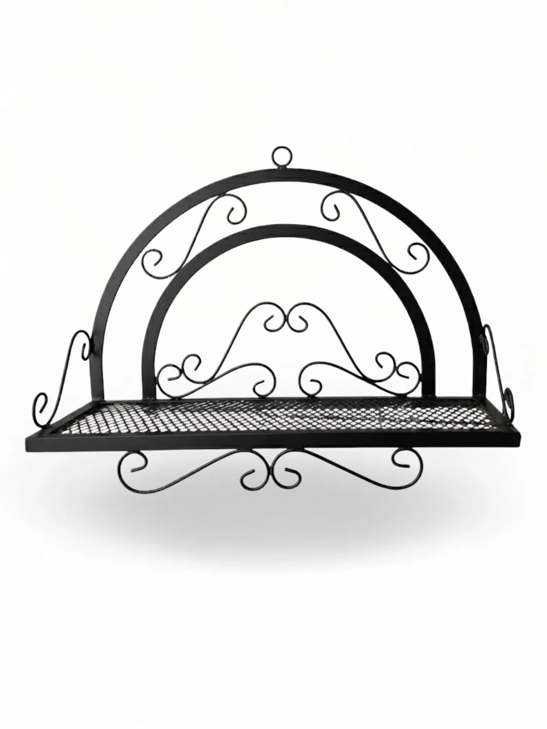 Wrought Iron Halfmoon Potholder