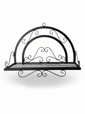 Wrought Iron Halfmoon Potholder