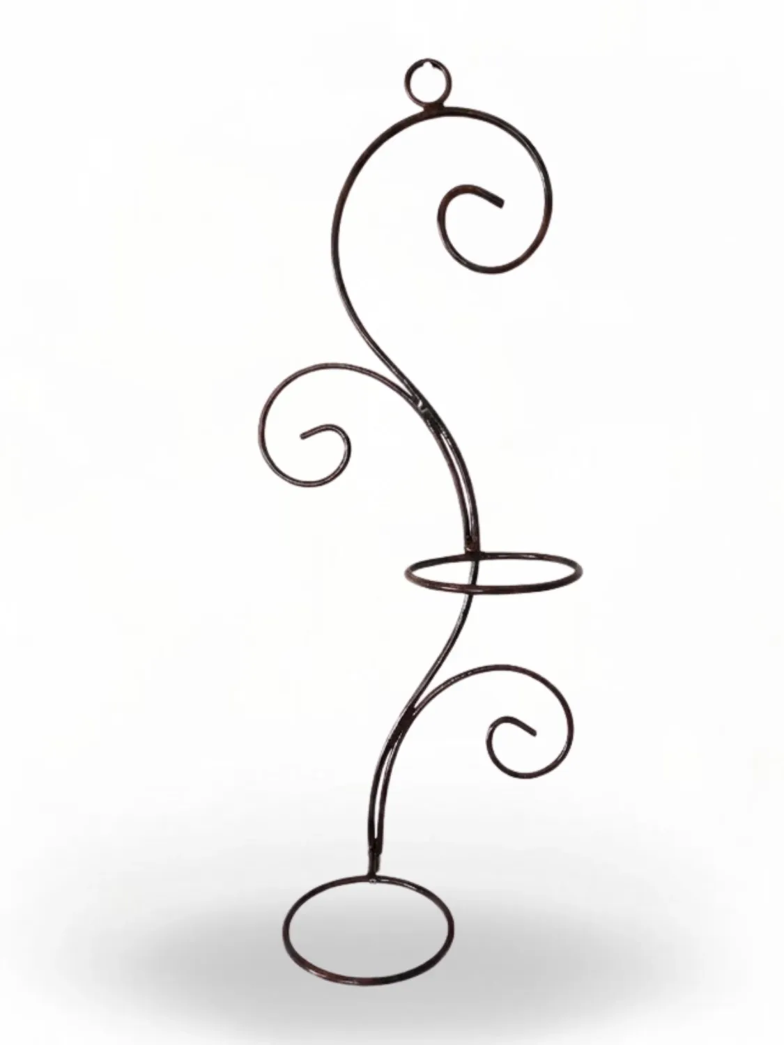 Wrought Iron Waved Two Potholder 15cm