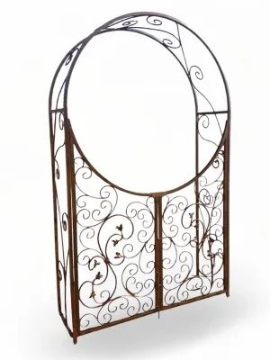 Wrought Iron Arch Beatrix With Gate