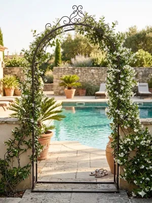 Wrought Iron Arch Amelia