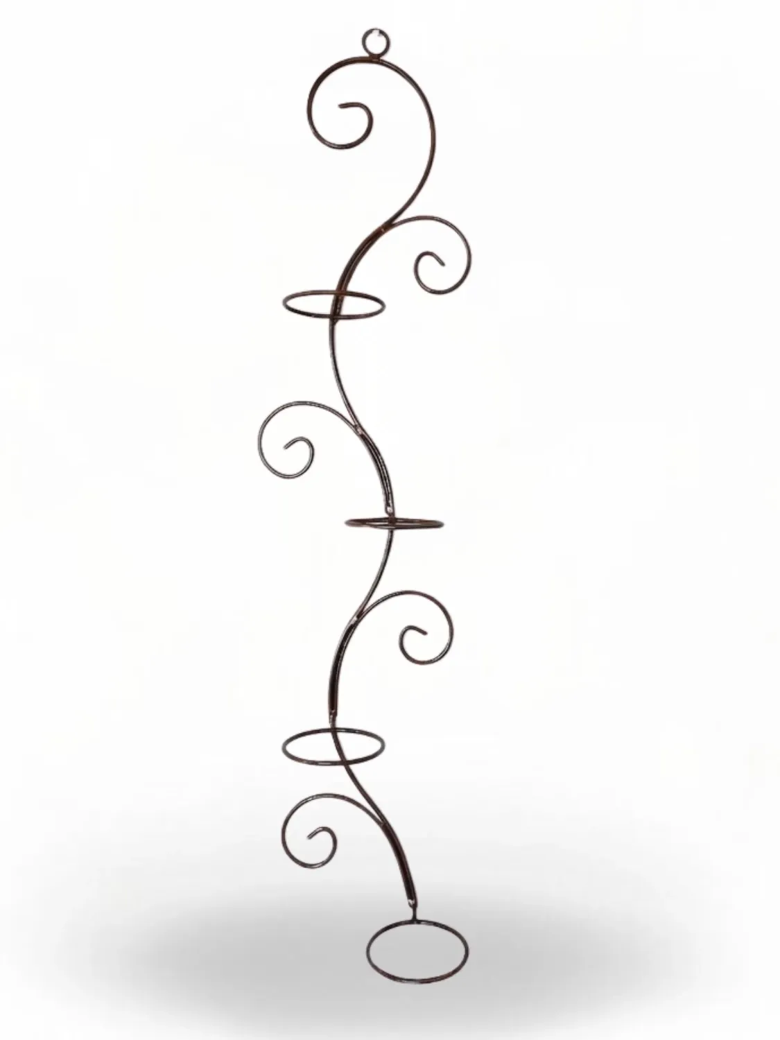 Wrought Iron Waved Four Potholder 15cm