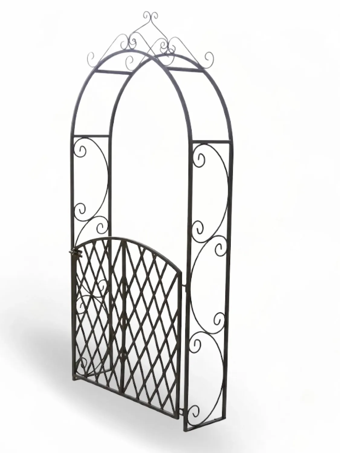 Wrought Iron Arch Amalia With Gate