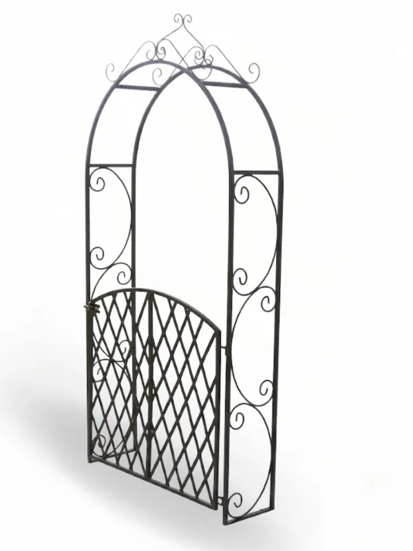 Wrought Iron Arch Amalia With Gate