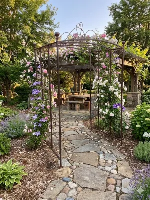 Wrought Iron Arch Christina
