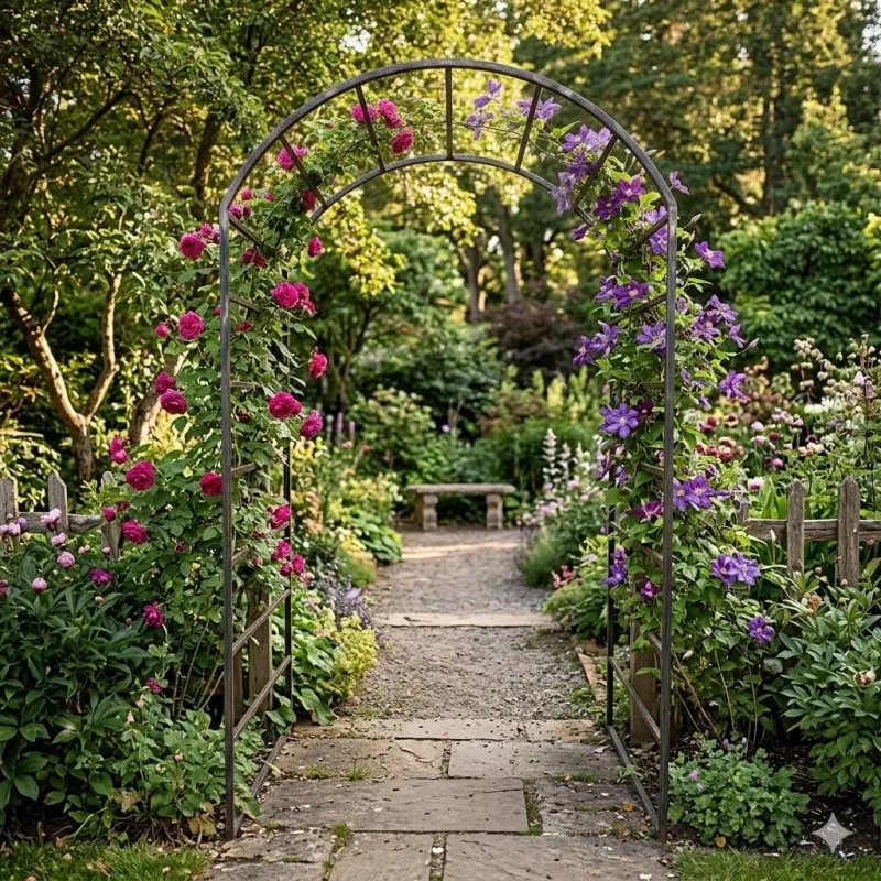 Wrought Iron Arch Eloise