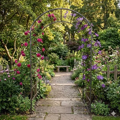 Wrought Iron Arch Eloise