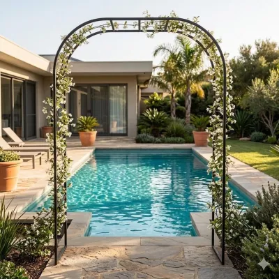 Wrought Iron Arch Juliana 1.6m
