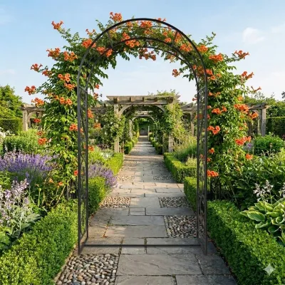 Wrought Iron Arch Magriet