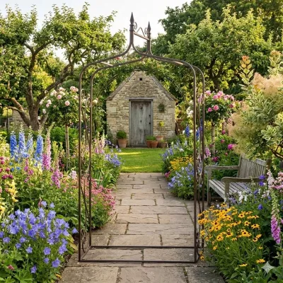 Wrought Iron Arch Emma