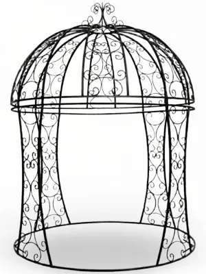 Wrought Iron Dutch Pergola 3m