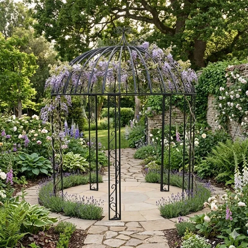 Wrought Iron American Pergola 2.5m