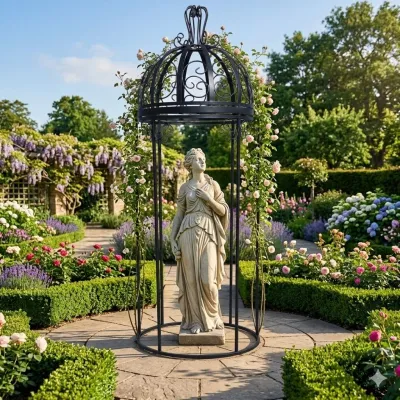 Wrought Iron German Pergola