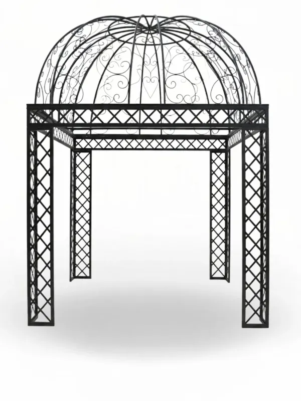 Wrought Iron Lorraine Pergola 2.5mx2.5m