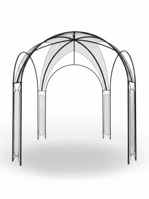 Wrought Iron San Marino Pergola With Mech 2.45mx2.45m