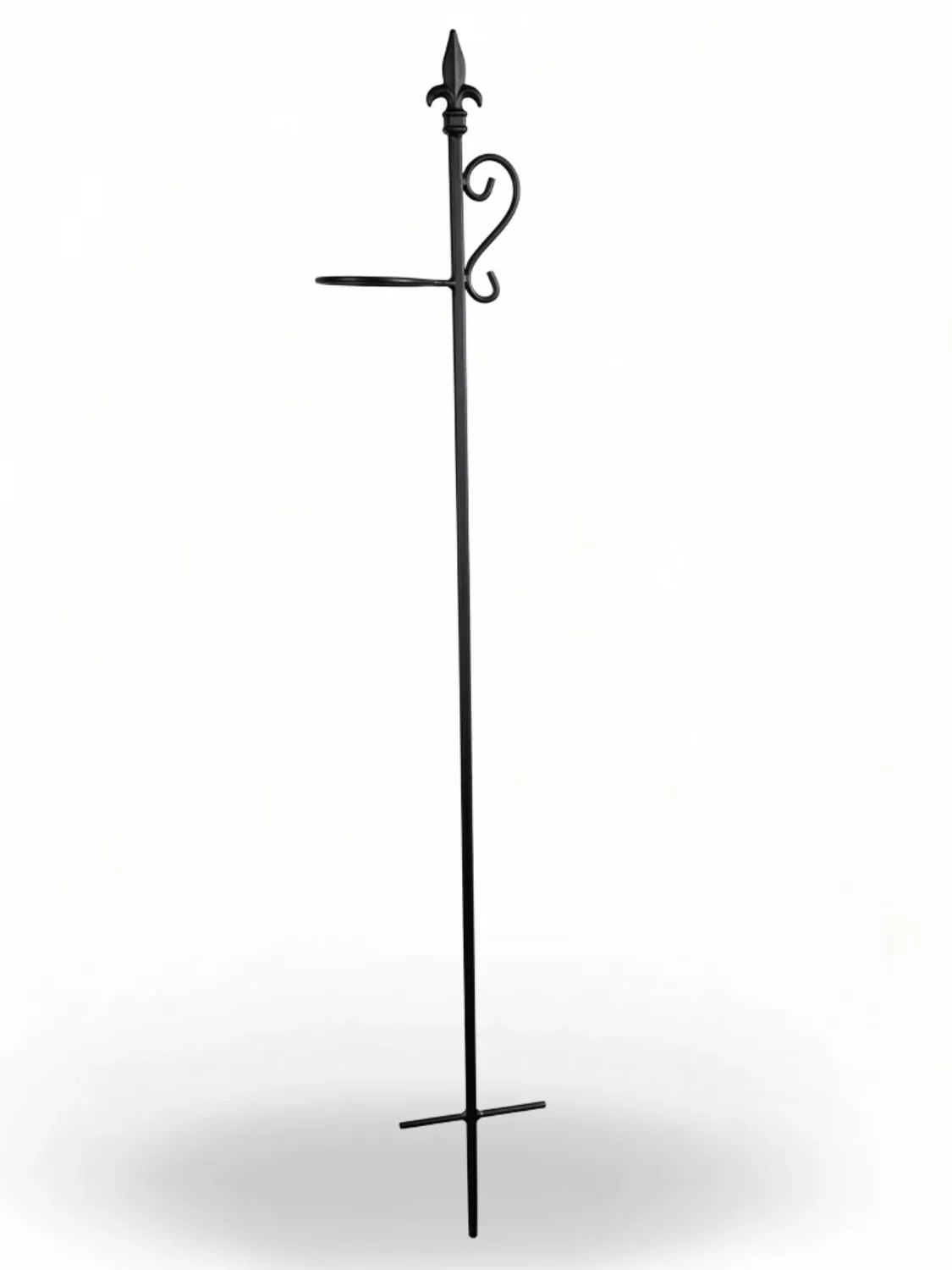 Wrought Iron Rain Gauge Stand