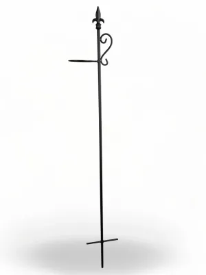 Wrought Iron Rain Gauge Stand