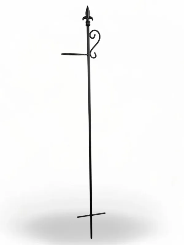 Wrought Iron Rain Gauge Stand