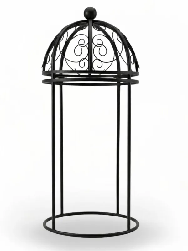 Wrought Iron Rosepilar Pergola