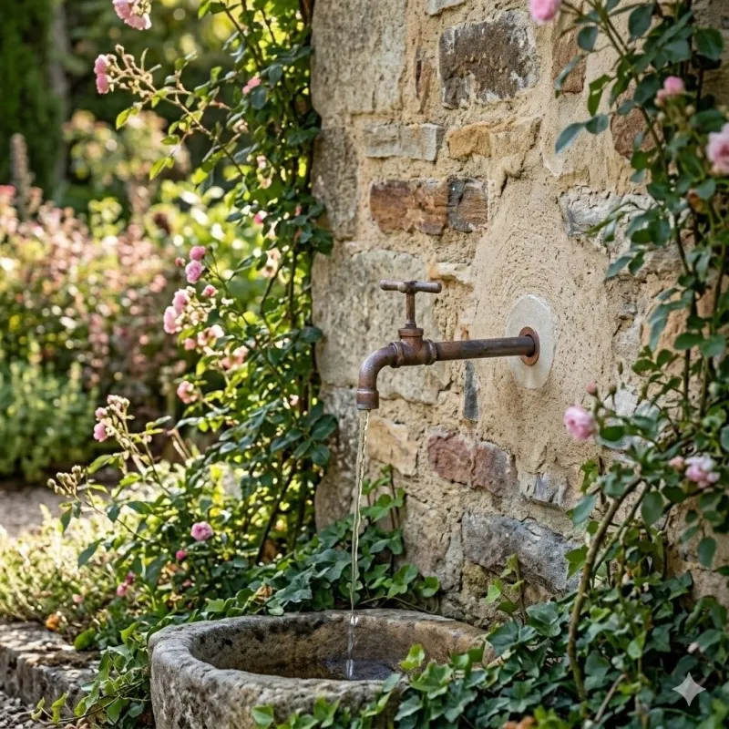 Wrought Iron Aqualis Waterspout