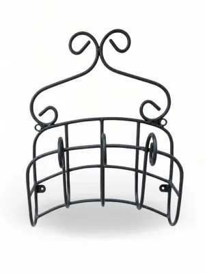 Wrought Iron Hosepipe Holder Wall Mounted