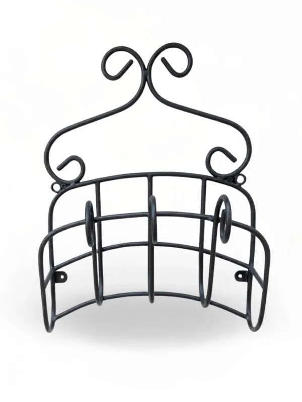 Wrought Iron Hosepipe Holder Wall Mounted