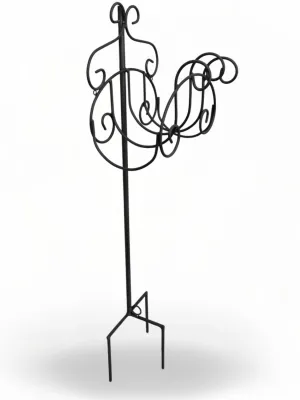 Wrought Iron Hosepipe Holder With Stand