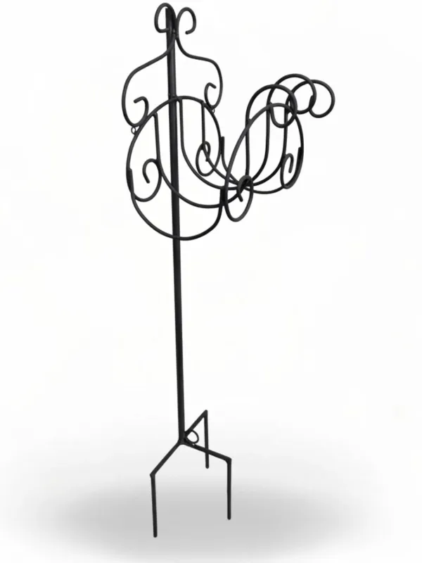 Wrought Iron Hosepipe Holder With Stand