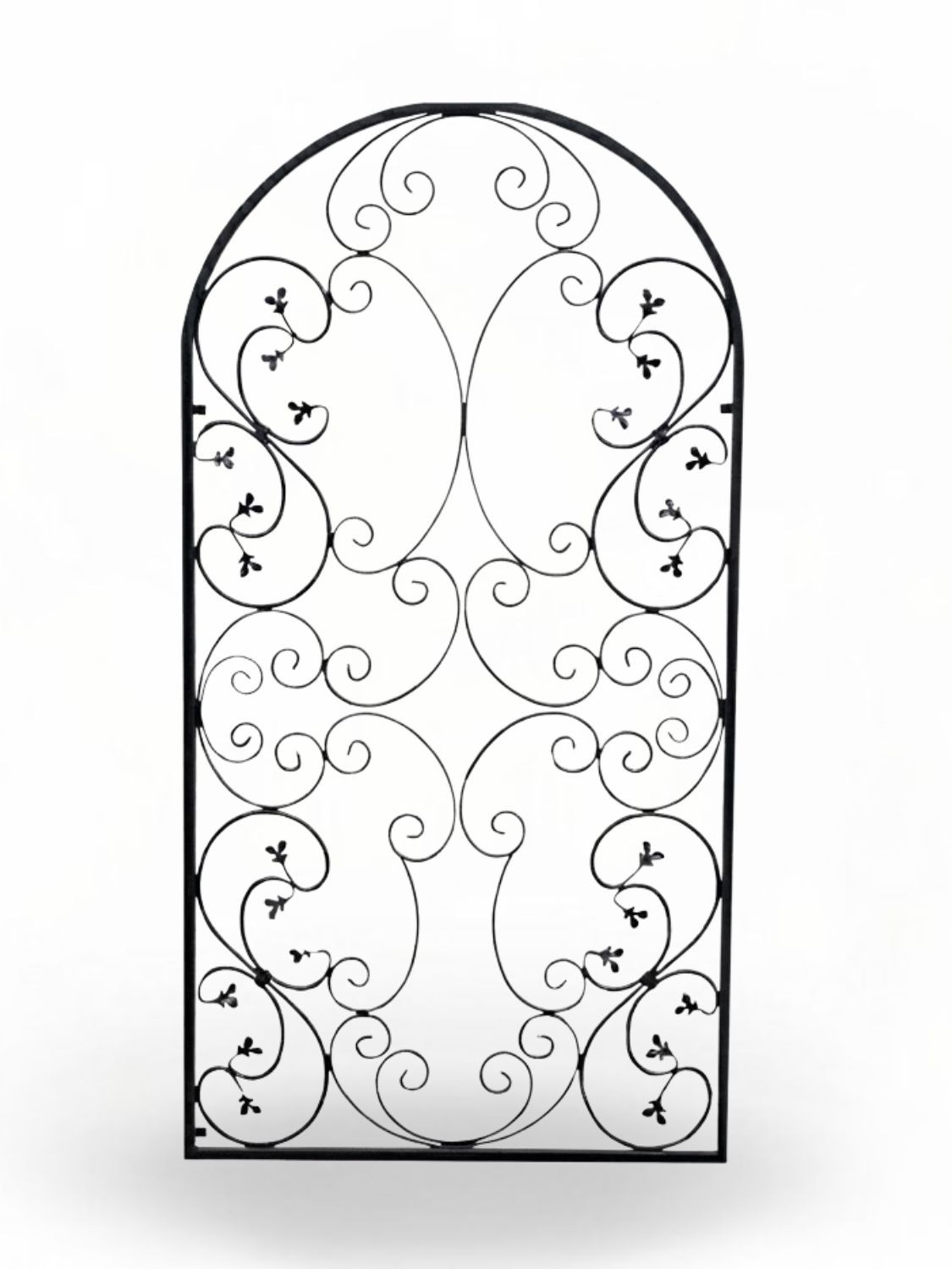 Wrought Iron Arched Romance Trellis 1.2mx2.3m