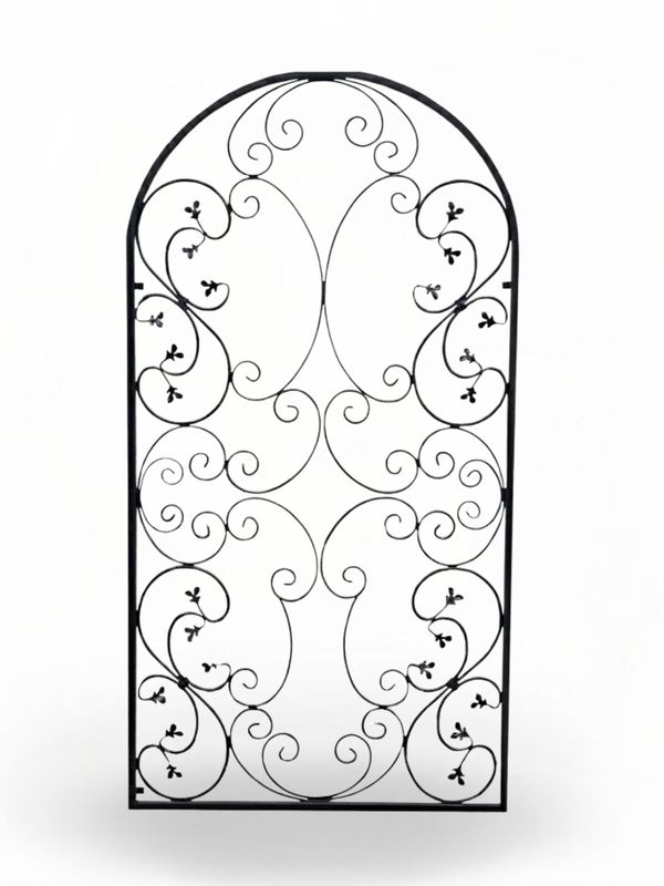 Wrought Iron Arched Romance Trellis 1.2mx2.3m