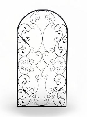 Wrought Iron Arched Romance Trellis 1.2mx2.3m