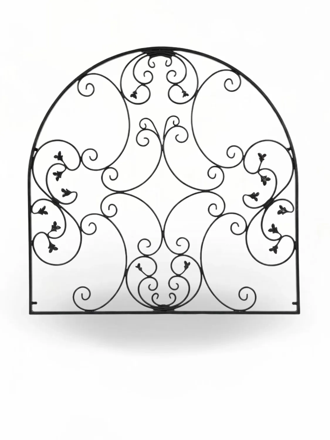 Wrought Iron Arched Romance Trellis 1.6mx1.6m