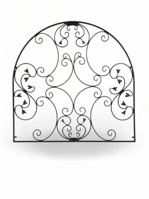 Wrought Iron Arched Romance Trellis 1.6mx1.6m